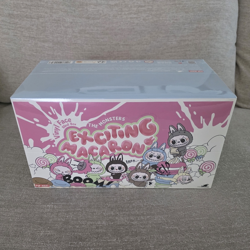 🩷🩵Authentic Pop Mart, The Monsters Exciting Macaron Full Sealed Set of 6 - Picture 2 of 11